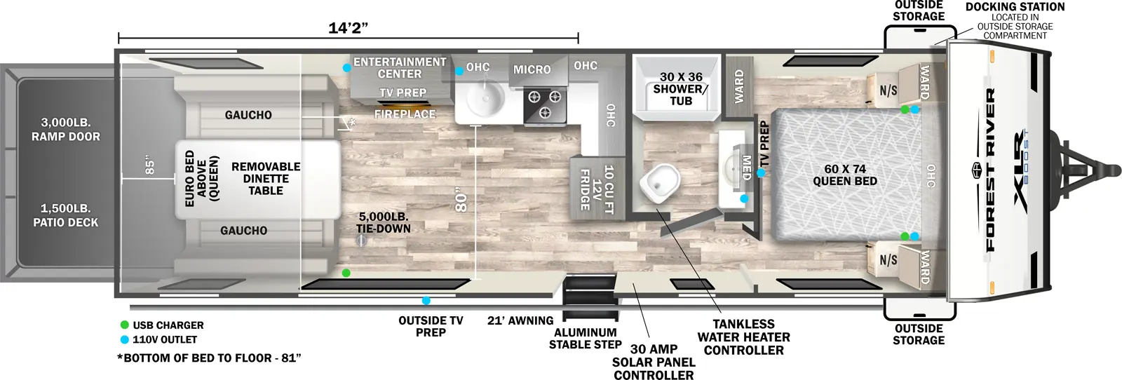 Xlr Boost 2714B Floorplan